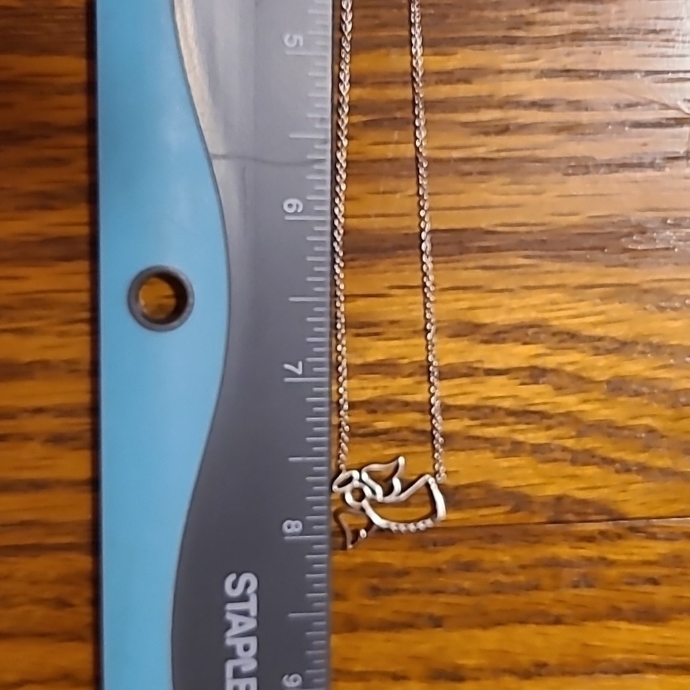 Cubic Zirconia Angel Necklace - Picture 6 of 9